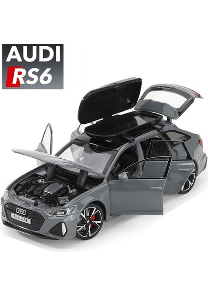 1/32 Audi Rs6 Oyuncak Araba Modeli Ses Işığı Ile Kapılar Açık Alaşım Döküm Model Araç Koleksiyonu Oyuncak Çocuk Yetişkin Festivali Hediye Için (Yurt Dışından) modelleri