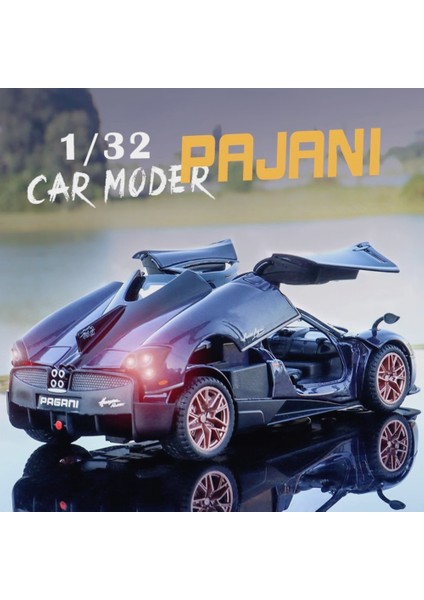 1:32 Ölçekli Pagani Dinastia Huayra Bc Araba Modeli Oyuncak Ses Işığı Martı Kanat Kapı Alaşım Döküm Supercar Modelleri Erkek Çocuklar Hediyeler (Yurt Dışından) fiyatları