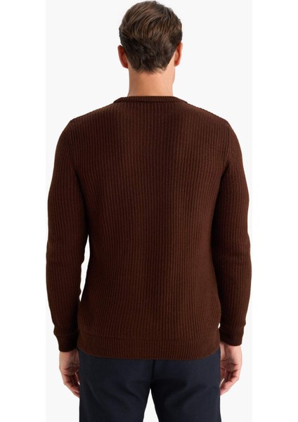 Regular Fit Bisiklet Yaka Triko Kazak A5268AX24AU