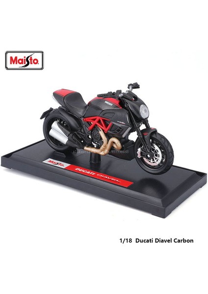 Maisto Ducati Ducati V4 S Corse 1:18 Ölçekli Alaşım Motosiklet Diecast Model Tahsil Sınıf Hediye Oyuncak (Yurt Dışından)