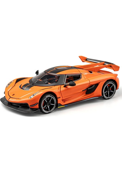 1:24 Ölçekli Jesko Spor Arabalar Modelleri Oyuncaklar Alaşım Döküm Tekerlek Geri Çekin Supercar 4 Kapı Açık Araçlar Boys Için Doğum Günü Hediyeleri (Yurt Dışından)