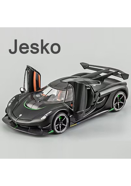 1:24 Ölçekli Jesko Spor Arabalar Modelleri Oyuncaklar Alaşım Döküm Tekerlek Geri Çekin Supercar 4 Kapı Açık Araçlar Boys Için Doğum Günü Hediyeleri (Yurt Dışından) fiyatları