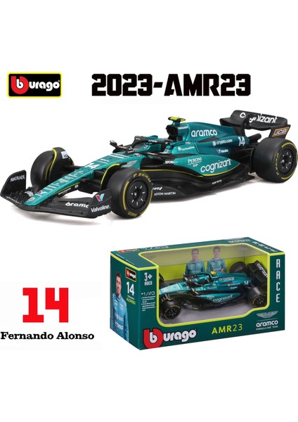 Bburago 1:43 2024 RB20 SF24 W14 W13 SF23 MCL60 RB19 RB18 W12 F1 Yarış Formülü Araba Statik Simülasyon Döküm Alaşım Model Araba (Yurt Dışından)