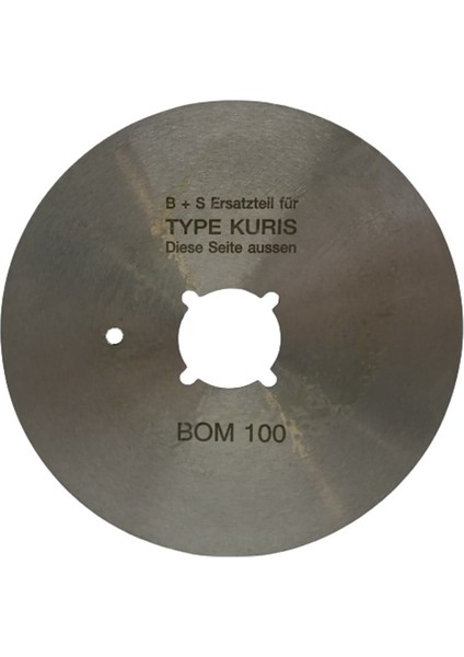 Yuvarlak Kesim Motor Yuvarlak Bıçak / BOM100(R)