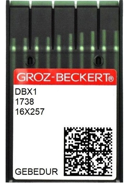 Düz Ince Dikiş Iğnesi/ Dbx1 Gebedur 8/60 100ADET
