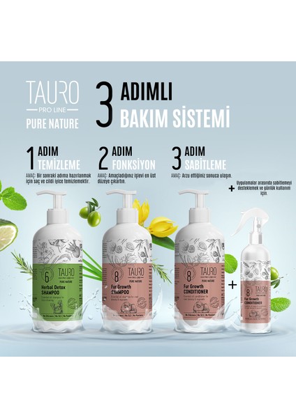 Pure Nature Fur Growth Tüy Büyümesini Destekleyen Şampuan 400 ML modelleri