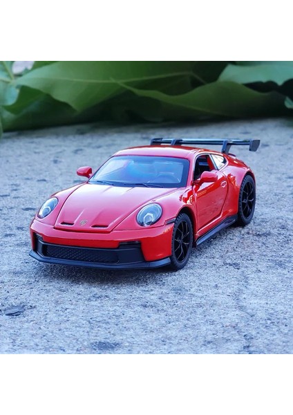 1:32 Porsche 911 Gt3 Rs Alaşım Model Araba Oyuncak Döküm Metal Döküm Ses ve Işık Oyuncak Arabalar Çocuklar Için Araç (Yurt Dışından)