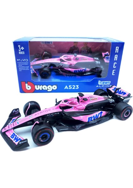 Bburago 1:43 RB20 W12 W115 A523 A524 MCL38 W13 SF24 W07 F1 Yarış Formülü Araba Statik Simülasyon Döküm Alaşım Model Araba Tos Hediye (Yurt Dışından)