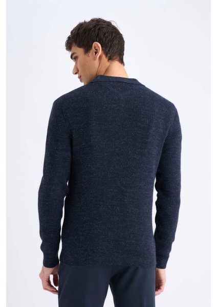 Standart Fit Polo Yaka Triko Kazak D3589AX24WN