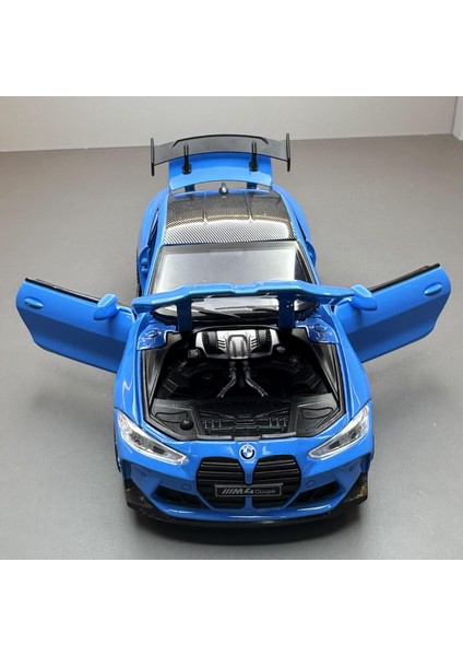1:32 Bmw M4 Coupe Alaşım Spor Araba Modeli Pres Döküm ve Oyuncak Araçlar Metal Oyuncak Araba Modeli Ses Işığı Simülasyon Koleksiyonu Hediye (Yurt Dışından) fırsatları
