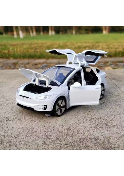 1:32 Modeli x Modeli S Suv Alaşım Araba Modeli Diecasts Metal Simülasyon Oyuncak Araçlar Araba Modeli Ses Işık Koleksiyonu Çocuk Hediyeler (Yurt Dışından)