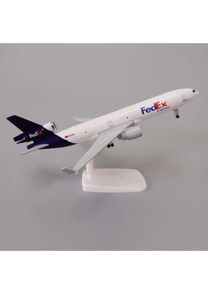 Air Fedex Express Havayolları Md Md-11 Uçak Modeli 20 cm Alaşım Metal Uçak Modelleri Ölçekli Uçak Modeli Yapı Kiti Uçaklar (Yurt Dışından) modelleri