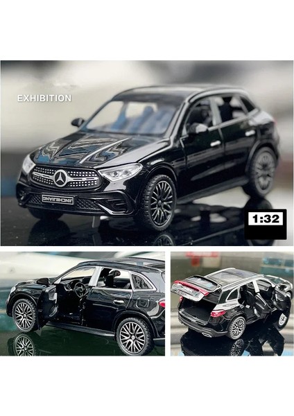 1:32 Benzs Glc 400E Suv Alaşım Araba Modeli Döküm Metal Oyuncak Araç Araba Modeli Simülasyon Ses ve Işık Koleksiyonu Çocuk Hediye (Yurt Dışından)