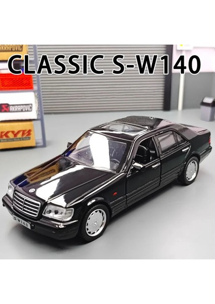 1:32 S-Cl W140 Oyuncak Modeli Eski Model Arabalar Alaşım Döküm Ses Işığı Geri Çekin 4 Kapı Açık Kauçuk Lastikler Araç Oyuncaklar Erkek Hediyeler (Yurt Dışından) fiyatları