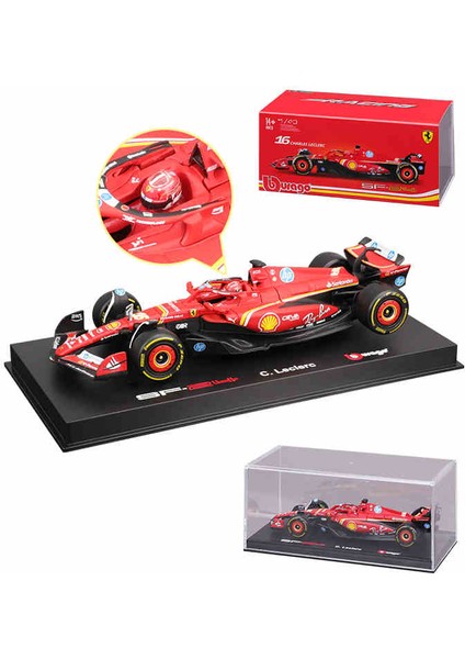 Bburago 1:43 Ferrari SF24 F1 Araba Modeli 2024 Sezon 16 # Leclerc 55 # Sainz Alaşım Lüks Araç Döküm Formülü Yarış Oyuncak Hediye (Yurt Dışından) fiyatları