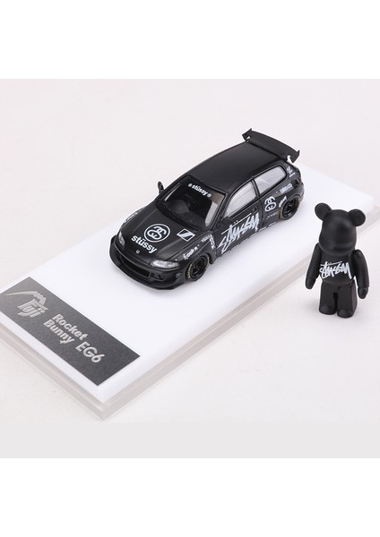 Fuji 1:64 Roket Tavşanı Civic Eg6 Geniş Gövde Alaşım Model Araba (Yurt Dışından)
