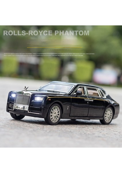 1:32 Rolls Phantom Phantom Alaşım Luxy Model Araba Metal Döküm Araç Ses ve Işık Geri Çekin Oyuncak Merkezi Kontrol Süsler Hediye (Yurt Dışından) fırsatları