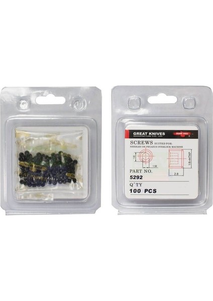 Pegasus Reçme Alyan Iğne Vidası / 5292 100ADET