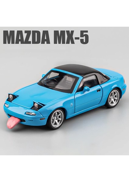 1:32 Mazda Mx5 Mx-5 Mazda Rx7 Alaşım Kalıp Döküm Oyuncak Araba Modeli Ses ve Işık Geri Çekin Çocuk Oyuncak Koleksiyon Doğum Günü Hediyesi (Yurt Dışından)