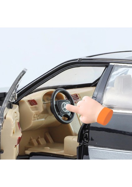 1:24 Mercedes Benz W140 S320 Klasik Sedan Alaşım Ölçekli Araba Modeli Döküm Metal Ses ve Işık Çocuk Oyuncağı Araba Araçlar Hediye (Yurt Dışından) fırsatları