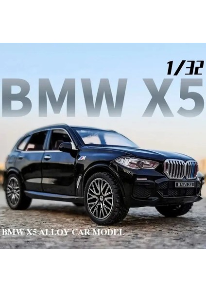 1:32 Bmw X5 Suv Alaşım Model Araba Oyuncak Döküm Döküm Geri Çekin Ses ve Işık Oyuncak Arabalar Çocuklar Için Araç A31 (Yurt Dışından) fiyatları