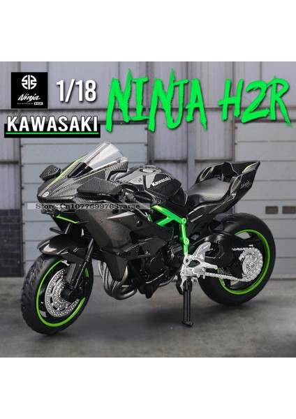 Msz 1:18 Kawasaki Ninja H2R Suzuki Yamaha Alaşım Döküm Araba Motosiklet Modeli Oyuncak Hediye Veren Döküm Statik Motosiklet Modeli (Yurt Dışından)