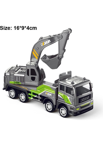 Mühendislik Döküm Kule Vinç Forklift Buldozer Ekskavatör Araç Model Oyuncaklar Boys Için Alaşım + Plastik Traktör Atalet Sürüş (Yurt Dışından)