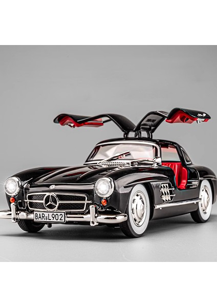 1:24 Mercedes-Benz 300SL Klasik Araba Alaşım Pres Döküm Model Araç Ev Iç Dekorasyon Süsler Ses ve Işık Hediye Toplamak C361 (Yurt Dışından) fiyatları