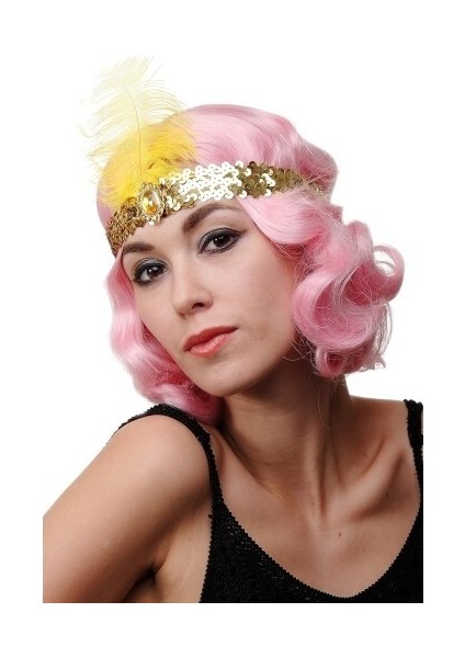 Altın Renk Çarliston Saç Bandı fiyatları