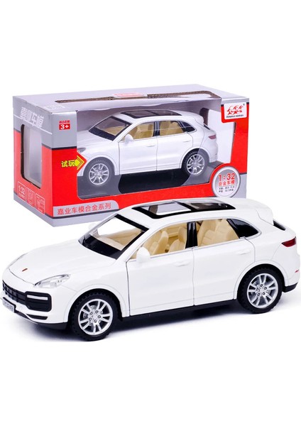 1:32 Porsche Cayenne Turbo Araba Alaşım Araba Modeli Simülasyon Araba Dekorasyon Koleksiyonu Hediye Oyuncak Döküm Modeli (Yurt Dışından)