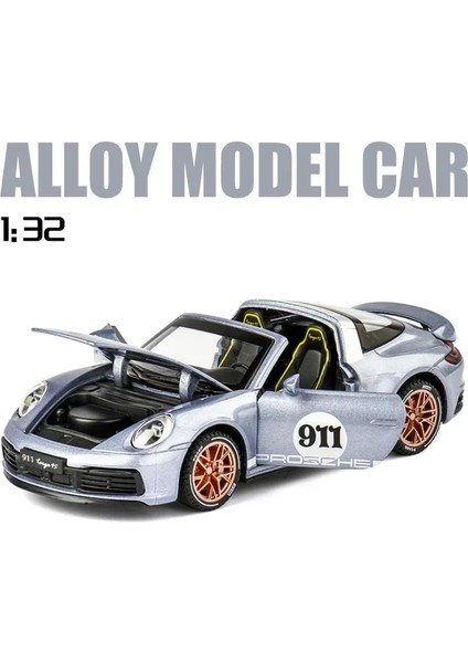 1:32 Porsche 911 Targa 4 S Cabrio Spor Alaşım Araba Modeli Döküm Ses Süper Yarış Kaldırma Kuyruk Sıcak Araba Çocuk Hediyeler Için (Yurt Dışından) fiyatları