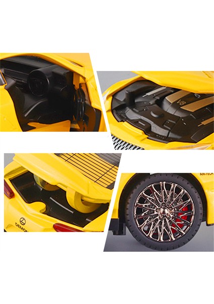 1:32 LC500 Alaşım Spor Araba Modeli Diecast Metal Oyuncak Yarış Otomobil Araç Modeli Simülasyon Ses ve Işık Koleksiyonu Çocuklar Oyuncak Hediye (Yurt Dışından) fırsatları
