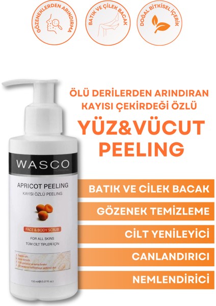 Kayısı Çekirdeği Özlü Ölü Deriden Arındıran Yenileyici Peeling (Epilasyon Sonrası Vücut Peelingi Batık & Çilek Bacak Onarıcı)