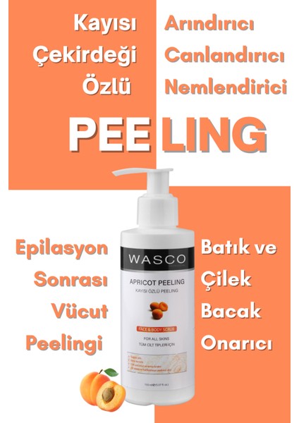 Kayısı Çekirdeği Özlü Ölü Deriden Arındıran Yenileyici Peeling (Epilasyon Sonrası Vücut Peelingi Batık & Çilek Bacak Onarıcı) fiyatları