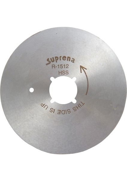 Suprena Yuvarlak Kesim Motor Bıçak / R1512(R) Hss (KMSHSS1512)