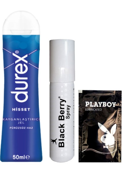 Hisset Pürüzsüz Hazlar 50 ml Jel + Black Berry Geciktiricisprey + Hediye