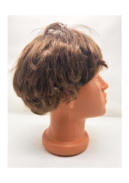 Kahverengi Kısa Kesim Içi Astarlı Erkek Peruğu fiyatları