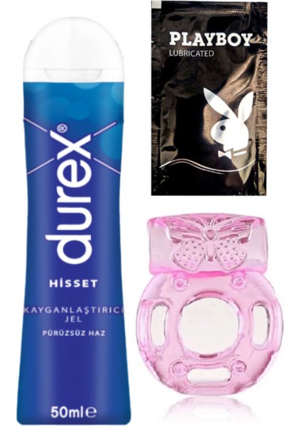 Hisset Pürüzsüz Hazlar 50 ml Jel + Penisinize Titreşimli Halka - Penisyüzüğü + Hediye