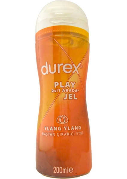 Play 2si1 Arada Ylang Ylang Baştan Çıkartmaya & Kayganlaştırmaya Jel 200 ml + Kırmızı Deri El ve Ayak Kelepçesi + Hediye