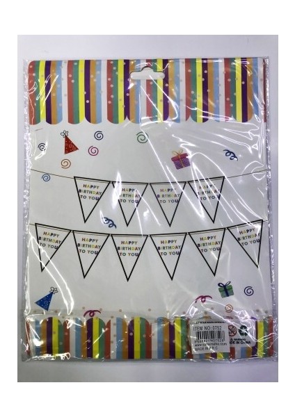 Happy Birthday To You Flama Bayrak Süsü fiyatları