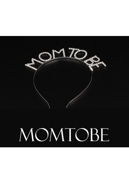 Kristal Taşlı Gümüş Renk Mom to Be Tacı Anne Tacı fiyatları