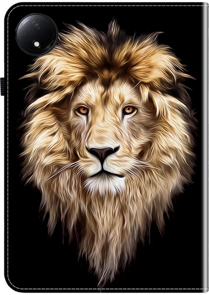 Xiaomi Redmi Pad Se 4g 8.7 Inç Deri Kılıf Desen Baskılı Stand Tablet Kılıfı Kart Yuvaları ile (Yurt Dışından) indirimleri