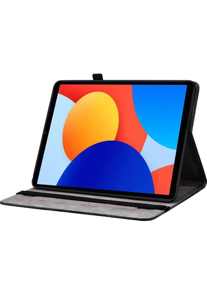 Xiaomi Redmi Pad Se 4g 8.7 Inç Deri Kılıf Desen Baskılı Stand Tablet Kılıfı Kart Yuvaları ile (Yurt Dışından) fiyatları