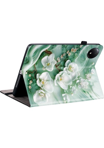 Xiaomi Redmi Pad Se 4g 8.7 Inç Deri Kılıf Desen Baskılı Stand Tablet Kılıfı Kart Yuvaları ile (Yurt Dışından) fırsatları