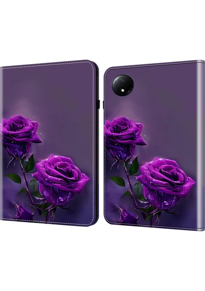 Xiaomi Redmi Pad Se 4g 8.7 Inç Kılıf Flip Stand Deri Tablet Kılıfı Desen Baskılı (Yurt Dışından)