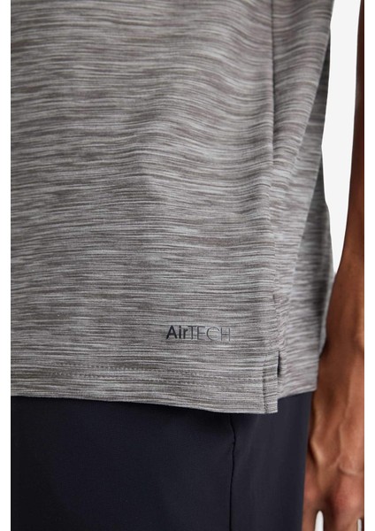 fit Standart Fit Sporcu Kısa Kollu Polo TIŞÖRT D9241AX25SP