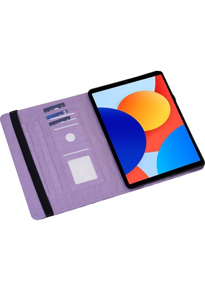 Xiaomi Redmi Pad Se 4g 8.7 Inç Kılıf Pu Deri Stand Ağaç Geyik Desenli Tablet Kılıfı (Yurt Dışından) fiyatları