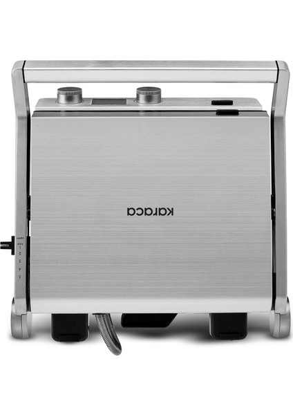 Premium Döküm Izgara ve Tost Makinesi | 3 In 1 Çok Amaçlı Kullanım | LCD Ekran | Sesli Uyarı | 6 Dilim Kapasite + Onerous Mutfak Tartısı