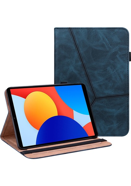 Xiaomi Redmi Pad Se 4g 8.7 Inç Kılıf Çizgi Baskılı Pu Deri Kart Tutucu Tablet Standı Kapağı (Yurt Dışından)