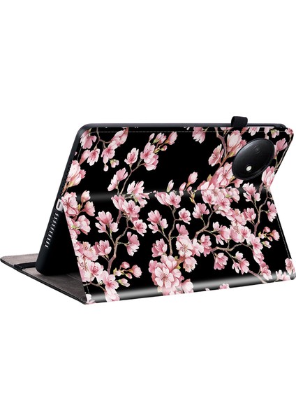 Xiaomi Redmi Pad Se 4g 8.7 Inç Deri Kılıf Desen Baskılı Stand Tablet Kılıfı Kart Yuvaları ile (Yurt Dışından) fırsatları